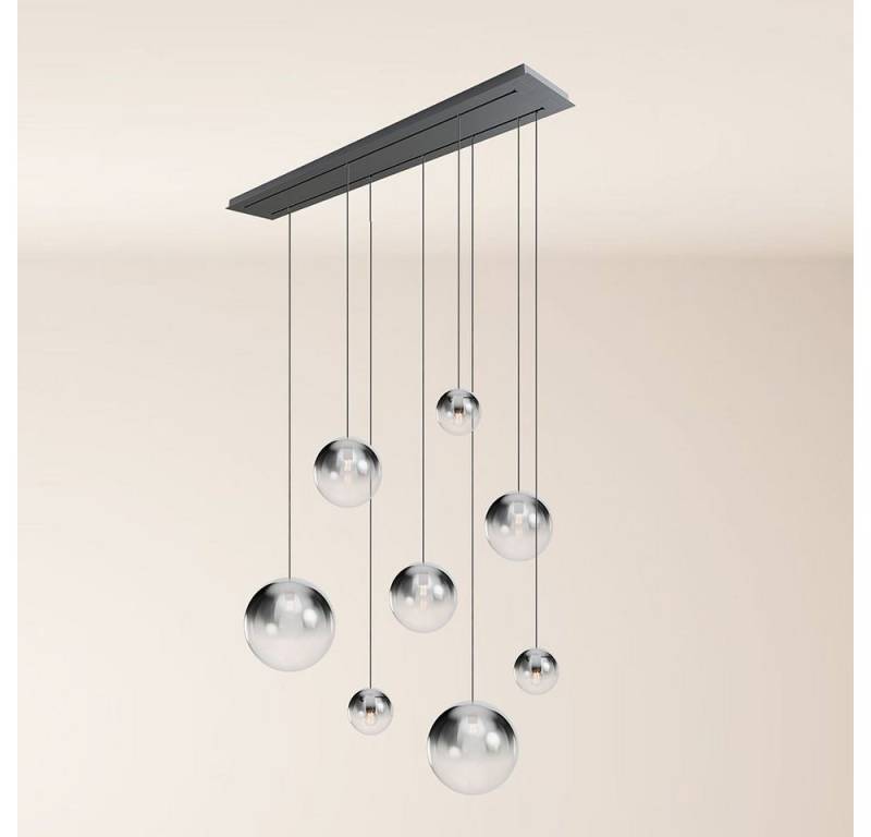 s.luce Pendelleuchte Orb Esstischleuchte 8-flammig 160cm 2-reihig s.luce Pendelleuchte Orb Esstischleuchte 8-flammig 160cm 2-reihig von s.luce