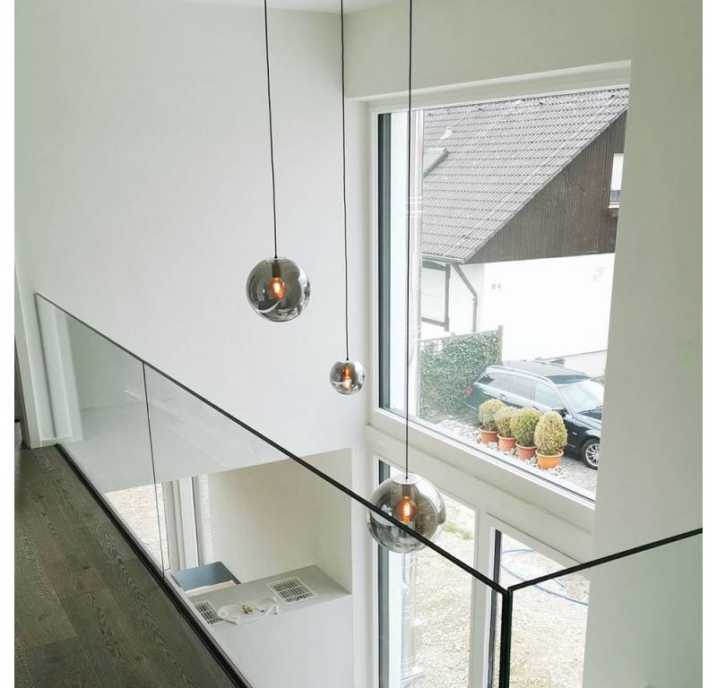 s.luce Pendelleuchte Orb Galerieleuchte 3- oder 5-flammig Modular Schwarz, Rauch von s.luce