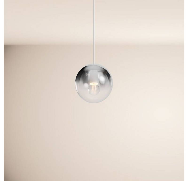 s.luce Pendelleuchte Orb Hängeleuchte Abhängung Weiß Orb/Farbverlauf Rauch Verlauf s.luce Pendelleuchte Orb Hängeleuchte Abhängung Weiß Orb/Farbverlauf Rauch Verlauf von s.luce
