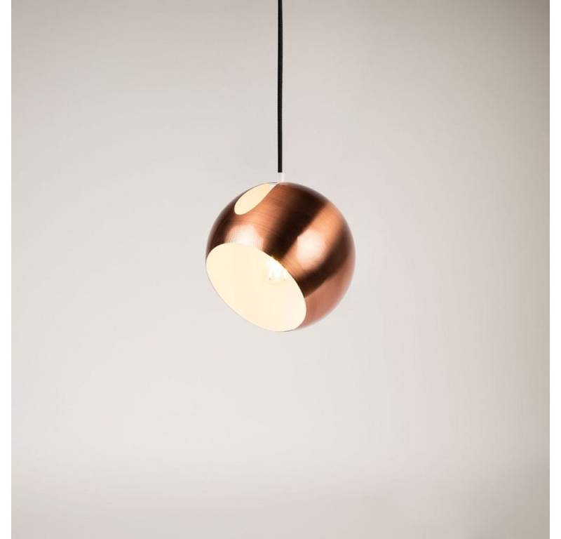 s.luce Pendelleuchte Pendelleuchte Ball tauschbarer Schirm Kupfer von s.luce