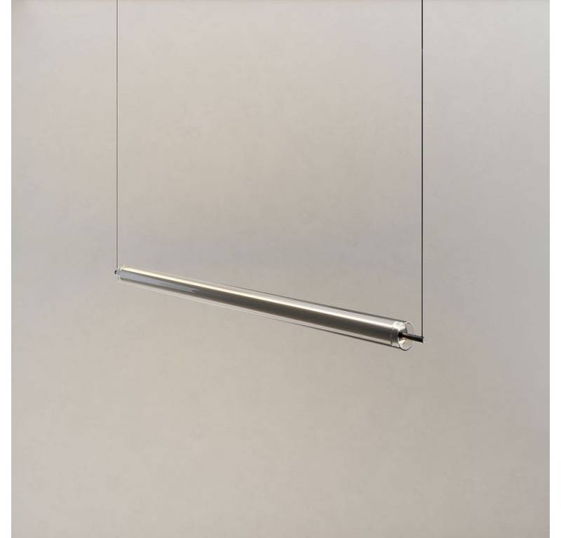 s.luce Pendelleuchte Ranya LED Up&Down Hängeleuchte Glas Fernbedienung Schwarz, Klar, Warmweiß von s.luce