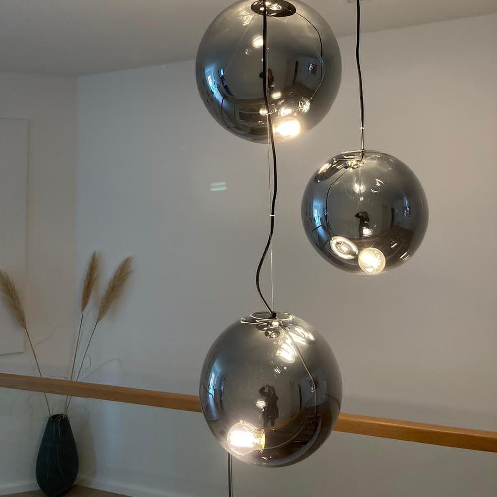 s.luce Pendelleuchte Sphere Galerieleuchte 3- oder 5-flammig Modular Schwarz, Rauch s.luce Pendelleuchte Sphere Galerieleuchte 3- oder 5-flammig Modular Schwarz, Rauch von s.luce