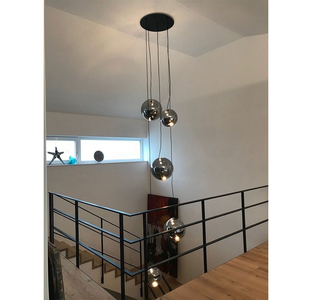 s.luce Pendelleuchte Sphere Galerieleuchte 3- oder 5-flammig Modular Schwarz, Rauch s.luce Pendelleuchte Sphere Galerieleuchte 3- oder 5-flammig Modular Schwarz, Rauch von s.luce
