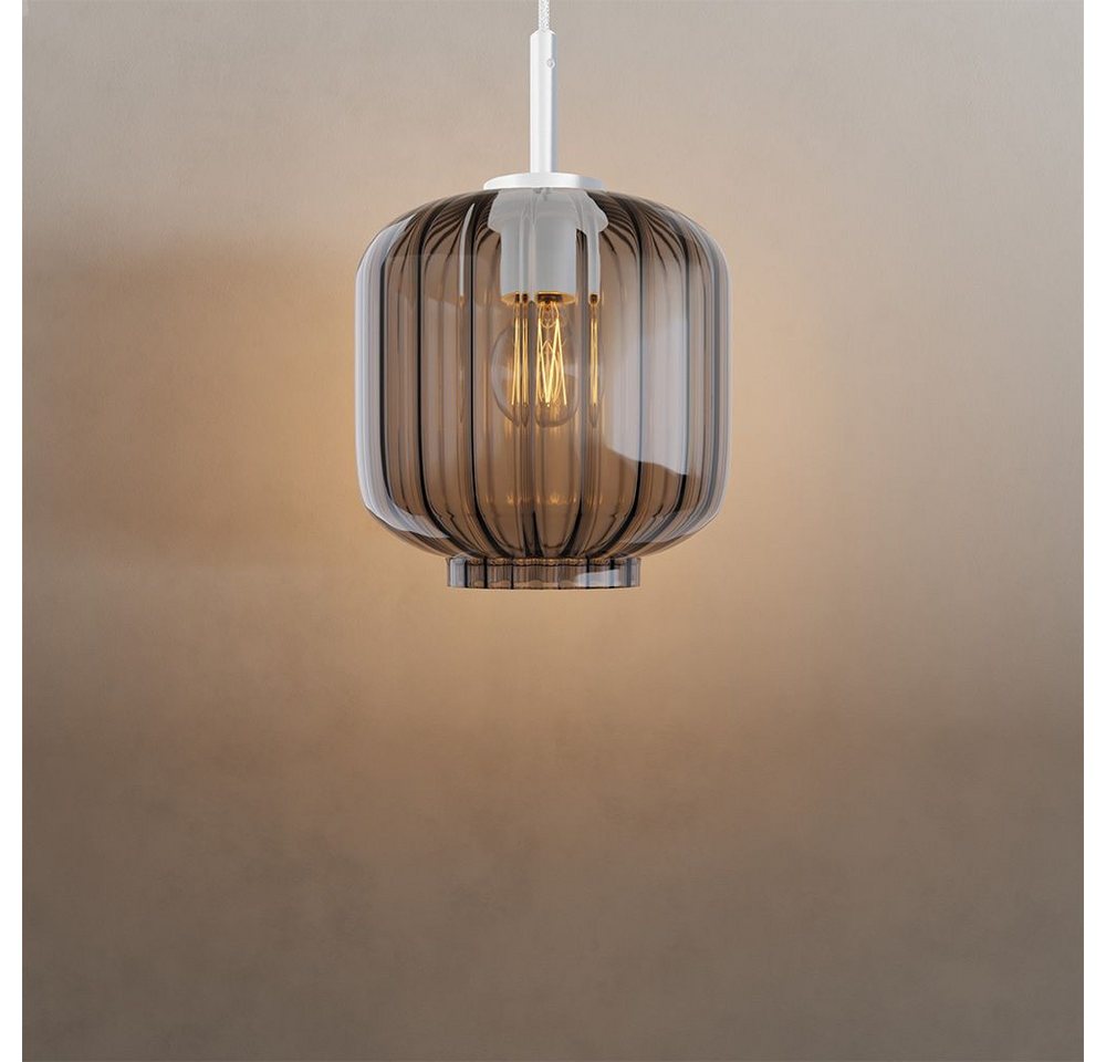 s.luce Pendelleuchte Velo Glas-Pendelleuchte Aufhängung 150cm Weiß Rauch s.luce Pendelleuchte Velo Glas-Pendelleuchte Aufhängung 150cm Weiß Rauch von s.luce