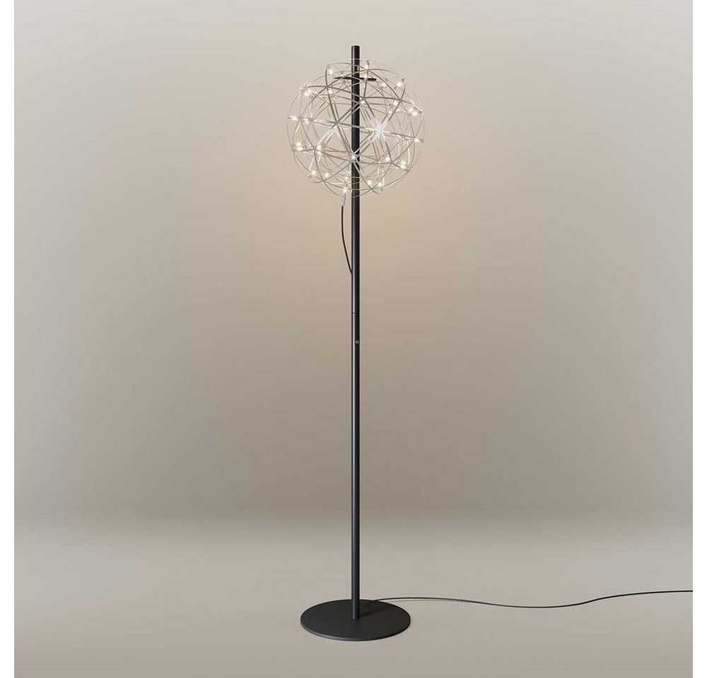 s.luce Stehlampe Atom LED-Stehleuchte aus Metall mit Touchdimmer Chrom, Schwarz, Warmweiß s.luce Stehlampe Atom LED-Stehleuchte aus Metall mit Touchdimmer Chrom, Schwarz, Warmweiß von s.luce