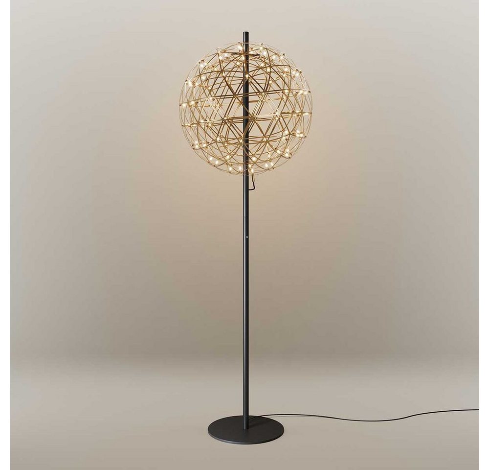 s.luce Stehlampe Atom LED-Stehleuchte aus Metall mit Touchdimmer Gold, Warmweiß s.luce Stehlampe Atom LED-Stehleuchte aus Metall mit Touchdimmer Gold, Warmweiß von s.luce