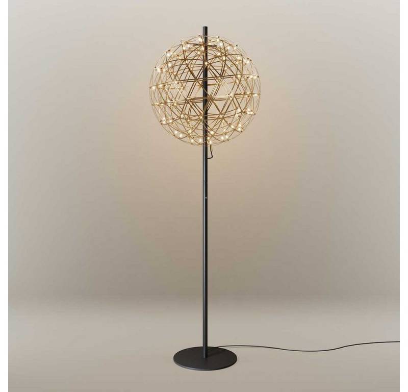 s.luce Stehlampe Atom LED-Stehleuchte aus Metall mit Touchdimmer Gold, Warmweiß s.luce Stehlampe Atom LED-Stehleuchte aus Metall mit Touchdimmer Gold, Warmweiß von s.luce