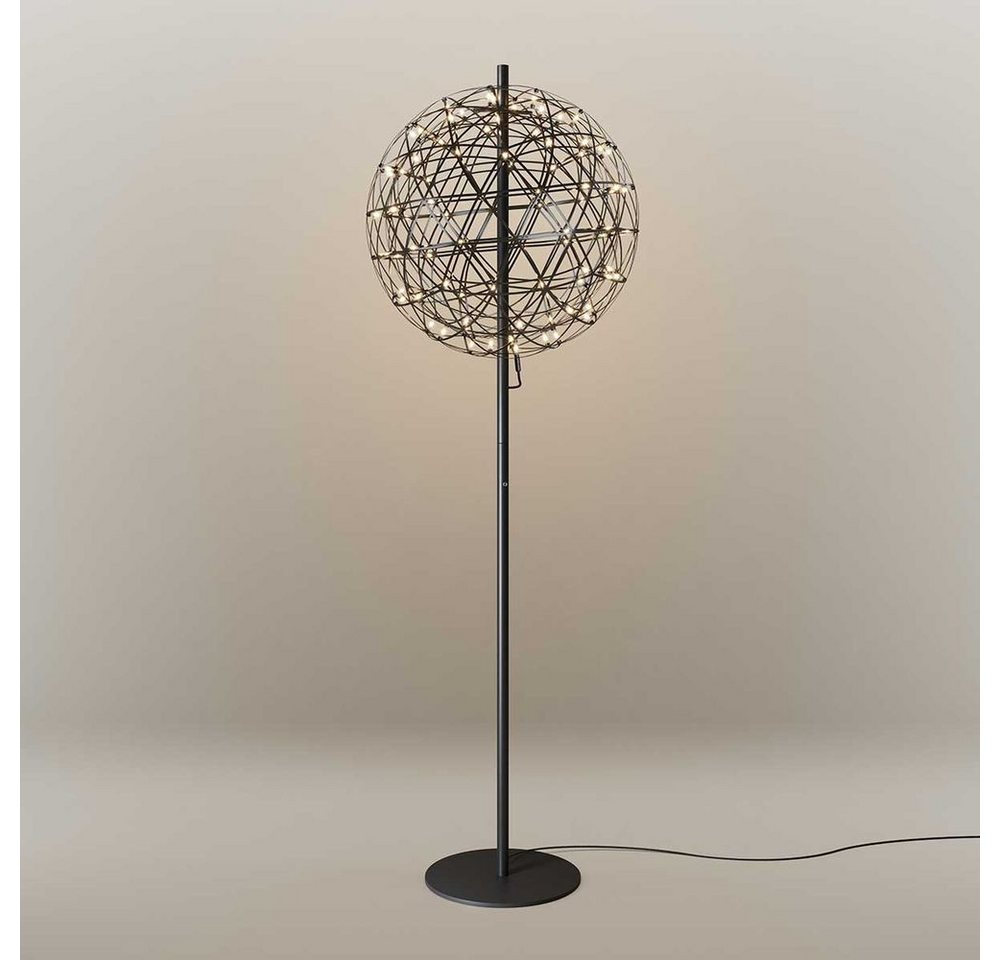 s.luce Stehlampe Atom LED-Stehleuchte aus Metall mit Touchdimmer Schwarzchrom, Warmweiß s.luce Stehlampe Atom LED-Stehleuchte aus Metall mit Touchdimmer Schwarzchrom, Warmweiß von s.luce