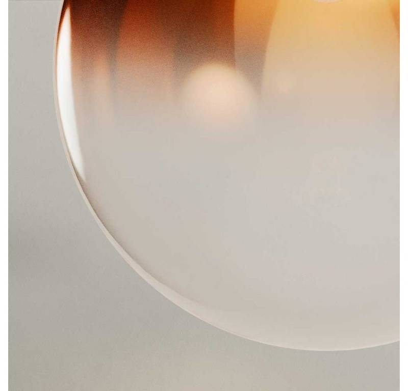 s.luce Stehlampe Dreibein Orb Tripod 160cm mit Glaskugel Kupfer Verlauf von s.luce