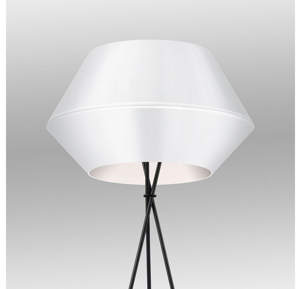 s.luce Stehlampe Individuelle Stehleuchte SkaDa Ø 50cm Weiß, Warmweiß von s.luce