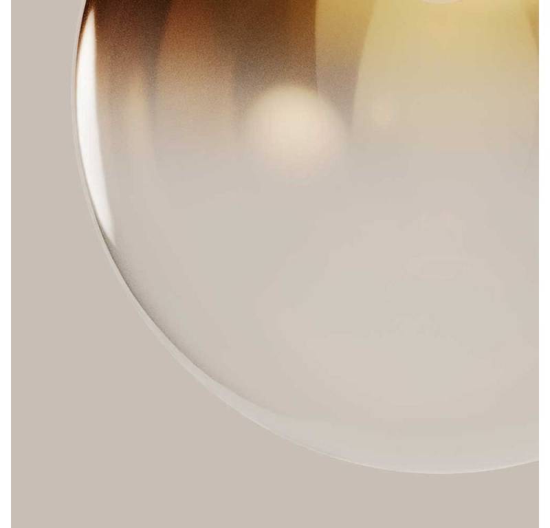 s.luce Stehlampe Stehleuchte Orb Poseidon mit Glaskugel 175cm Gold Verlauf von s.luce