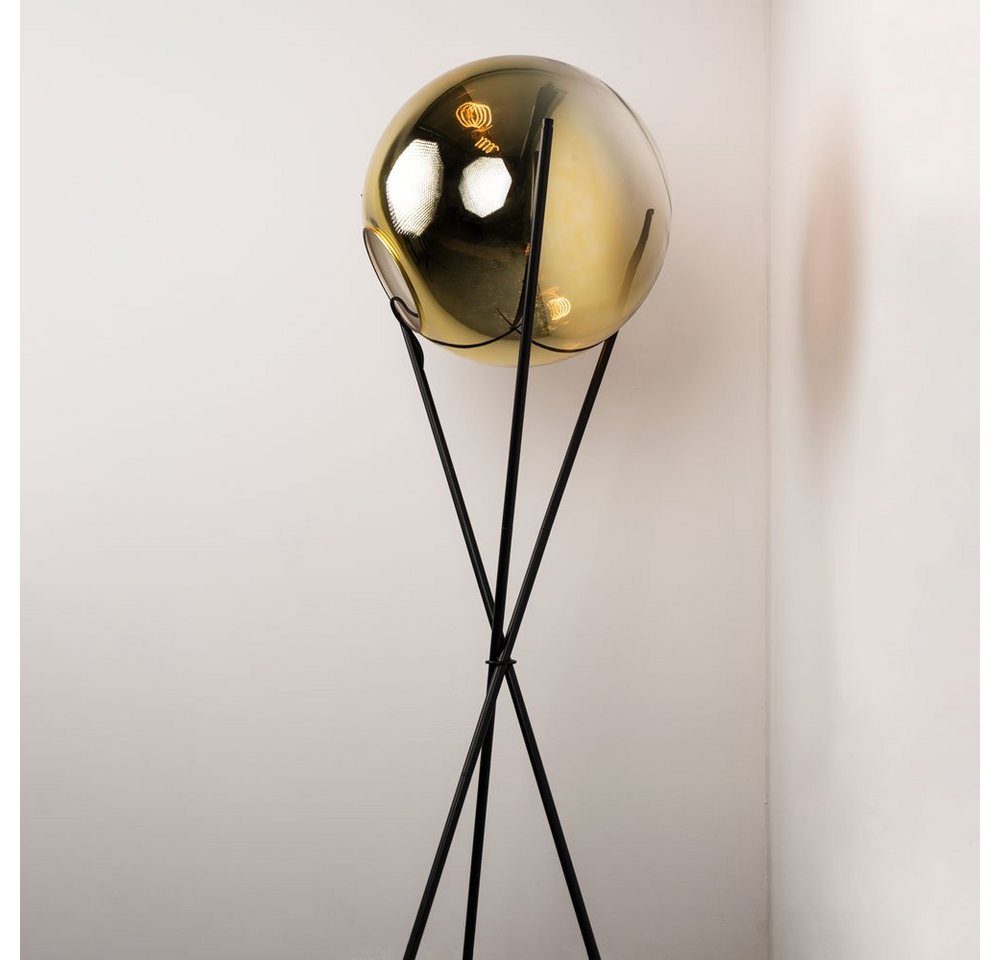 s.luce Stehlampe Stehleuchte Progress 40cm Gold/Schwarz s.luce Stehlampe Stehleuchte Progress 40cm Gold/Schwarz von s.luce