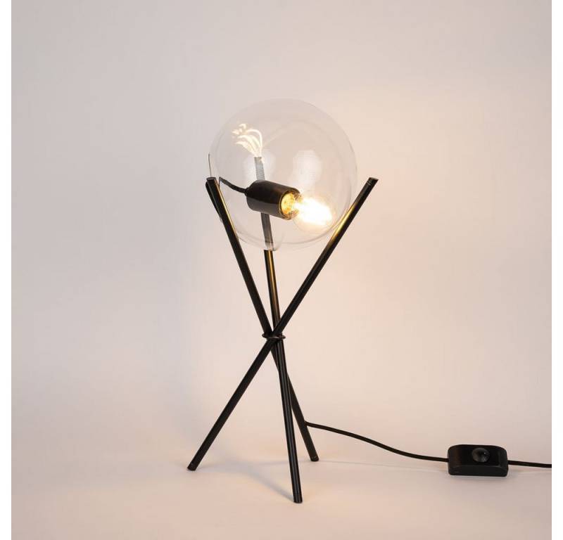 s.luce Tischleuchte Glas-Tischlampe Sphere 20cm Schwarz/Klar s.luce Tischleuchte Glas-Tischlampe Sphere 20cm Schwarz/Klar von s.luce