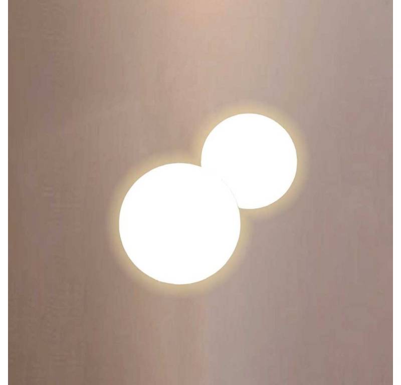 s.luce Wandleuchte Indirekte LED Wandleuchten Kombination Cloud Weiß, Warmweiß von s.luce
