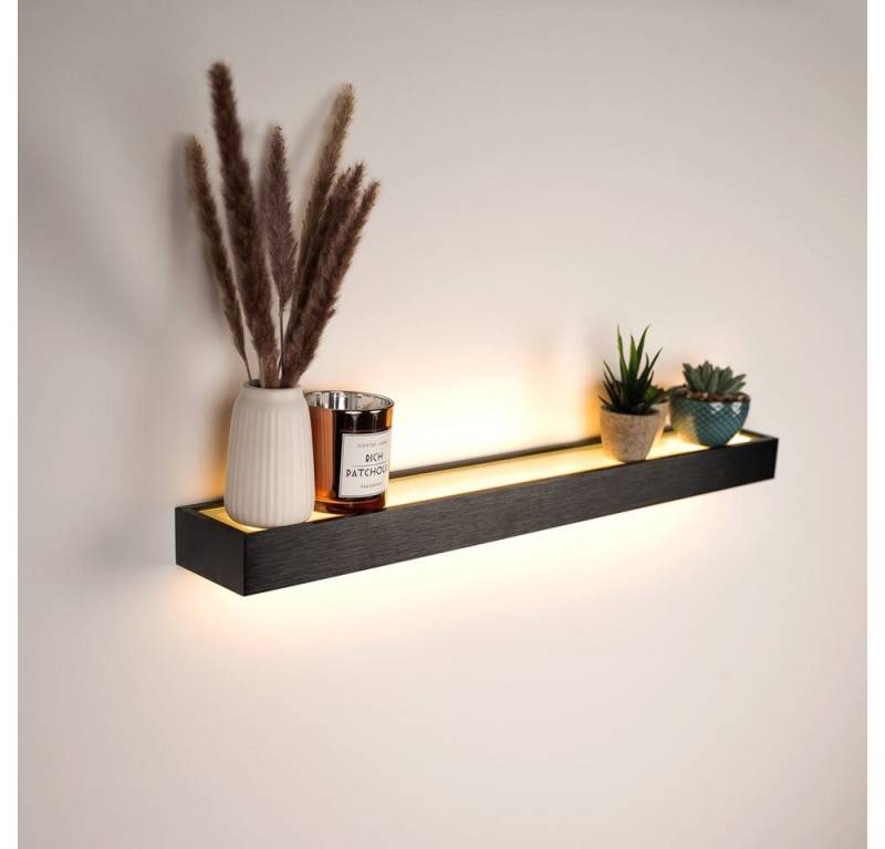 s.luce Wandleuchte LED Lichtboard Wandleuchte Cusa Up & Down Schwarz, Warmweiß von s.luce