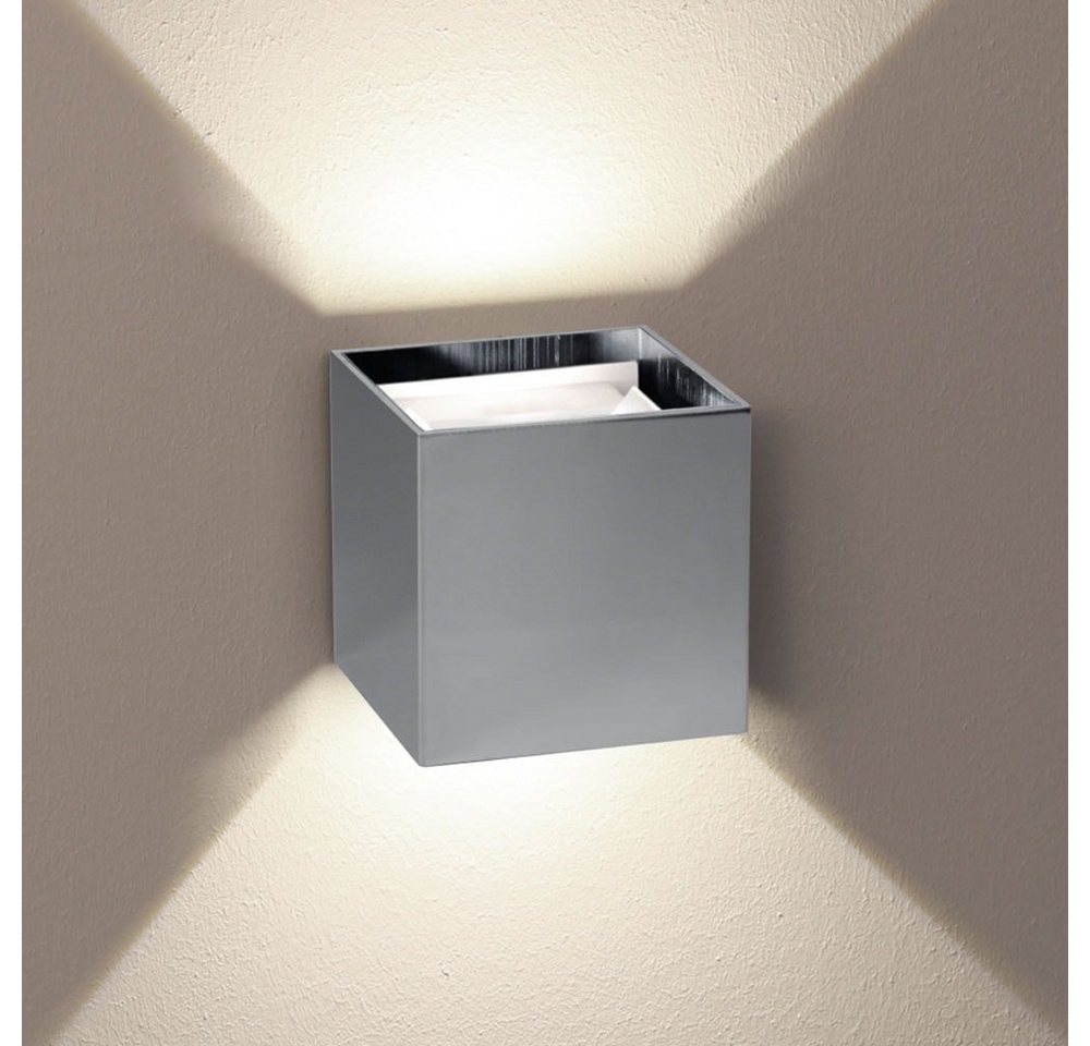 s.luce Wandleuchte LED Wandlampe Ixa mit Bewegungsmelder Chrom, Warmweiß s.luce Wandleuchte LED Wandlampe Ixa mit Bewegungsmelder Chrom, Warmweiß von s.luce