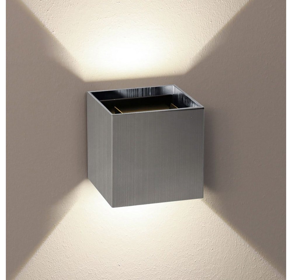 s.luce Wandleuchte LED Wandlampe Ixa mit Bewegungsmelder Edelstahl, Warmweiß s.luce Wandleuchte LED Wandlampe Ixa mit Bewegungsmelder Edelstahl, Warmweiß von s.luce