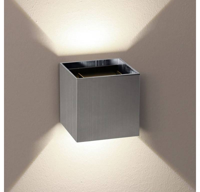 s.luce Wandleuchte LED Wandlampe Ixa mit Bewegungsmelder Edelstahl, Warmweiß s.luce Wandleuchte LED Wandlampe Ixa mit Bewegungsmelder Edelstahl, Warmweiß von s.luce