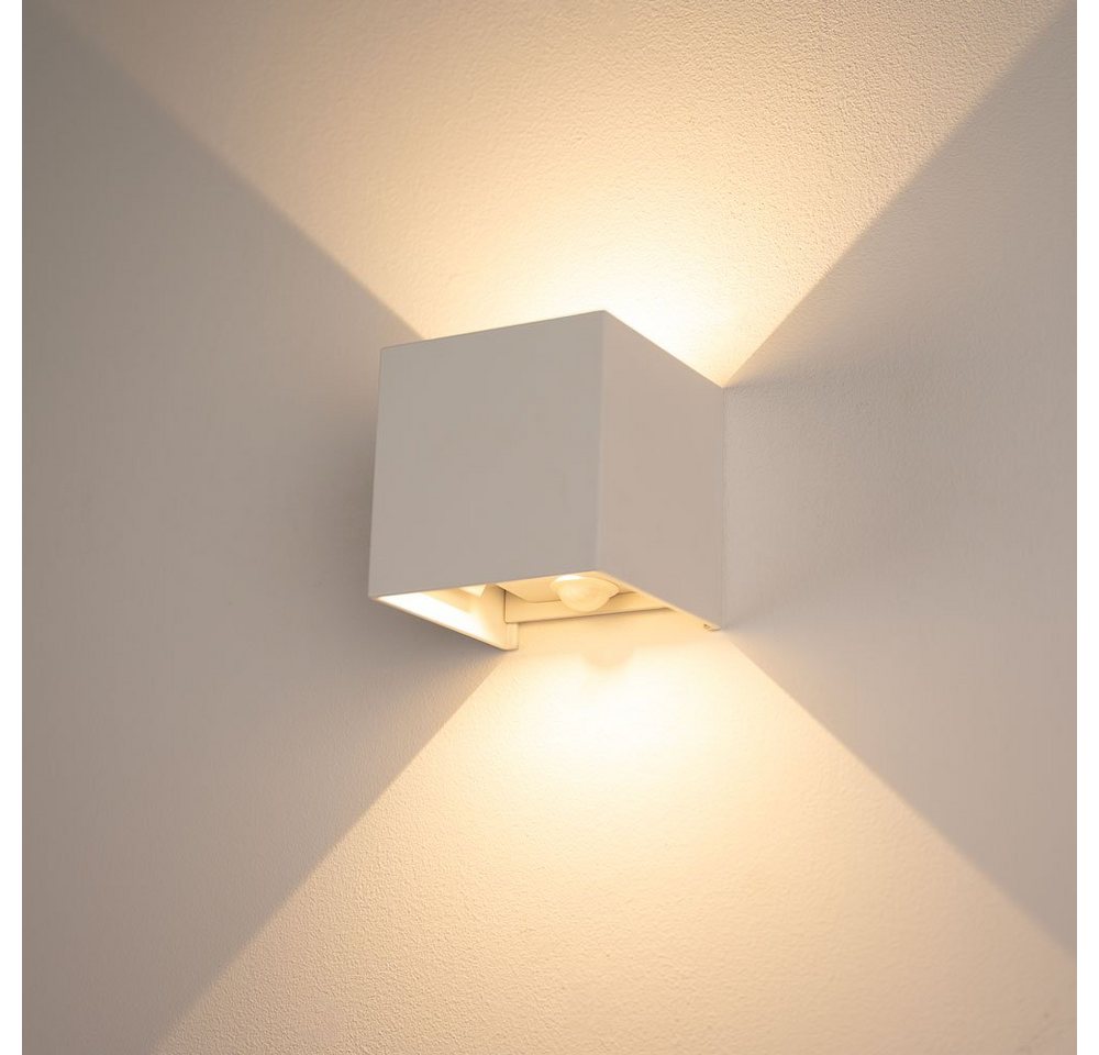 s.luce Wandleuchte LED Wandlampe Ixa mit Bewegungsmelder Weiß, Warmweiß s.luce Wandleuchte LED Wandlampe Ixa mit Bewegungsmelder Weiß, Warmweiß von s.luce