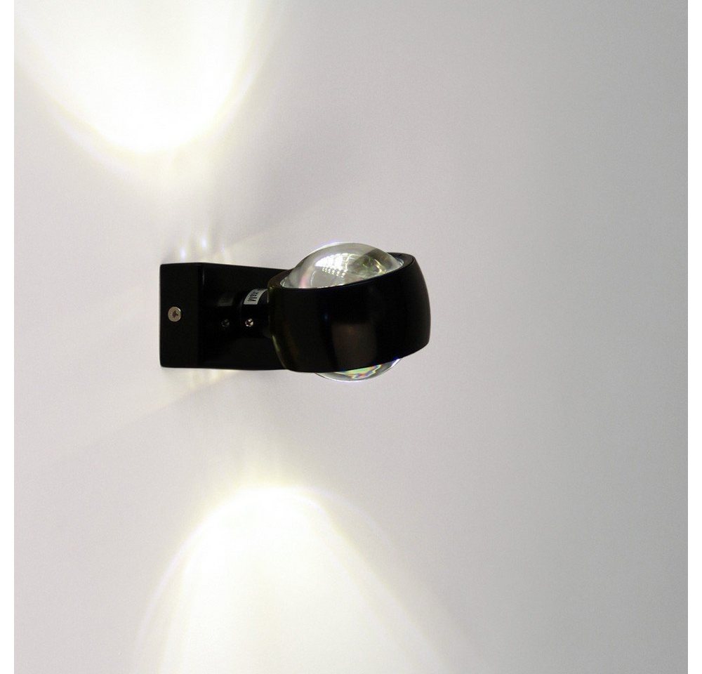 s.luce Wandleuchte LED Wandleuchte Beam modern Up & Down Schwarz von s.luce