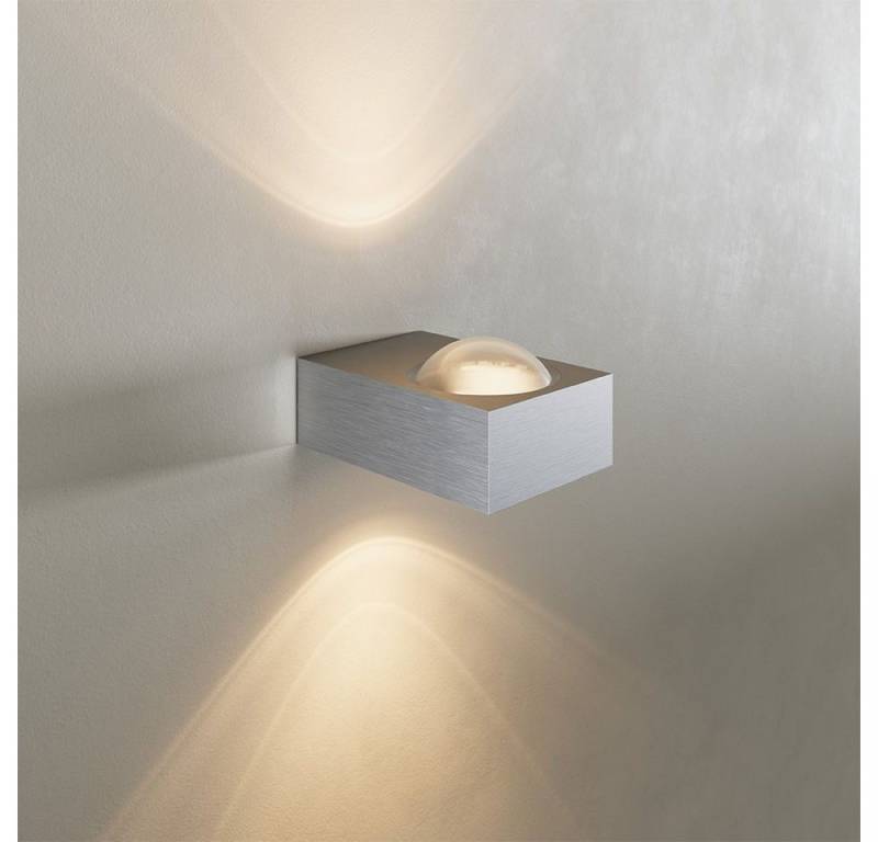s.luce Wandleuchte Wandleuchte Beam X eckig up & down modern Aluminium von s.luce