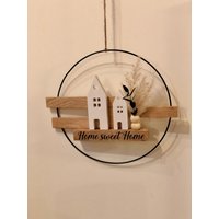 Wandkranz/ Geschenk/ Lichthäuser von sMitbringsl