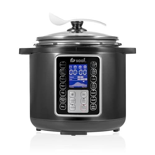 Multicooker - 11-teiliges Set - 12 Automatische Programme - langsamer Kocher, Reiskocher, Dampfgarer, Schnellkochtopf - Grau - ab Saaf Multicooker - 11-teiliges Set - 12 Automatische Programme - langsamer Kocher, Reiskocher, Dampfgarer, Schnellkochtopf - Grau - ab Saaf von saaf