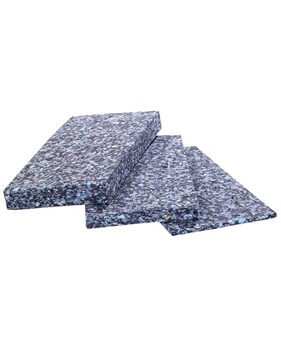 Saarschaum Verbundschaum Platten RG 80 • 202x102x3cm • Premium Verbundschaumstoff Schaumstoffplatten • Hartschaumstoff Meterware • Schwerschaum Dämmplatten Schallisolierung von saarschaum