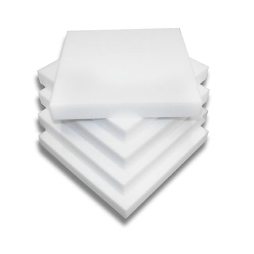 saarschaum Polster Schaumstoff für Sitzkissen • Komfortschaum • Zuschnitt 150 x 50 x 4 cm • RG 35/55 von saarschaum