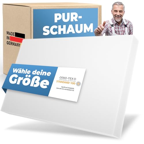 saarschaum • PUR Schaumstoffplatte • Wähle Raumgewicht und Stärke • RG 2035 202x122x6cm • Schaumstoff meterware • auflagen, Kissen & Polster saarschaum • PUR Schaumstoffplatte • Wähle Raumgewicht und Stärke • RG 2035 202x122x6cm • Schaumstoff meterware • auflagen, Kissen & Polster von saarschaum