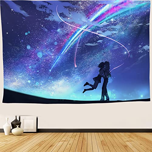 Sabermaster Anime-Wandteppich – Sternennacht, Galaxie-Design für Party, Schlafzimmer, Wohnzimmer, Heimdekoration Sabermaster Anime-Wandteppich – Sternennacht, Galaxie-Design für Party, Schlafzimmer, Wohnzimmer, Heimdekoration von sabermaster