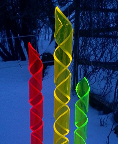 3er Set Sonnenfänger Spirale 30cm Suncatcher Sonnenscheibe Mobile von sabro-design