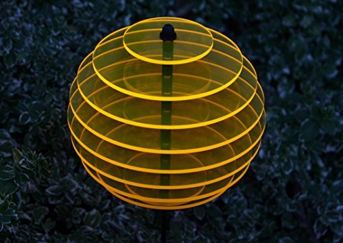sabro-design Sonnenfänger Kugel Ø15cm (Sonnengelb) Leuchtscheibe Dekoration von sabro-design