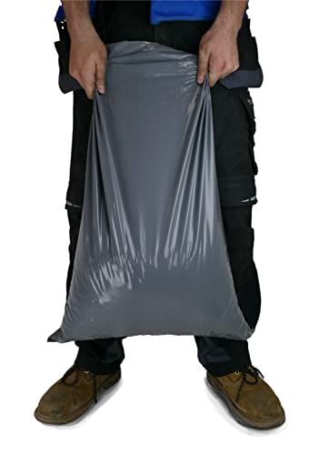 sackmaker Polyethylen-Schuttsäcke – Ultra-robuste Schuttsäcke, extra dick, industrielle Qualität, 100 Stück von sackmaker