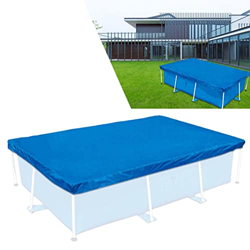 sadfd Rechteckige Poolabdeckung, 260 X 170 cm Pool Abdeckplane, Rectangular Pool, Oberirdische Poolabdeckung, Staubdichte, Regenfeste Solar Poolabdeckung, Außenpool Schutz (nur Abdeckung) von sadfd