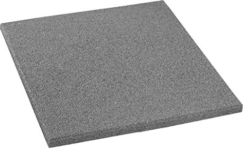 PROFIMAT® Fallschutzmatte 500x500x25mm in Grau | Geprüfter Fallschutz | Kinderspielplatz-Schutzmatte von safe elastic