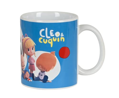 Cleo & Cuquin Good Night große Tasse aus Keramik, 80 x 95 mm von safta