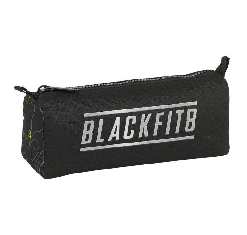 safta Papierscheren Etüie Topografhy BlackFit8 Schwarz grün von safta