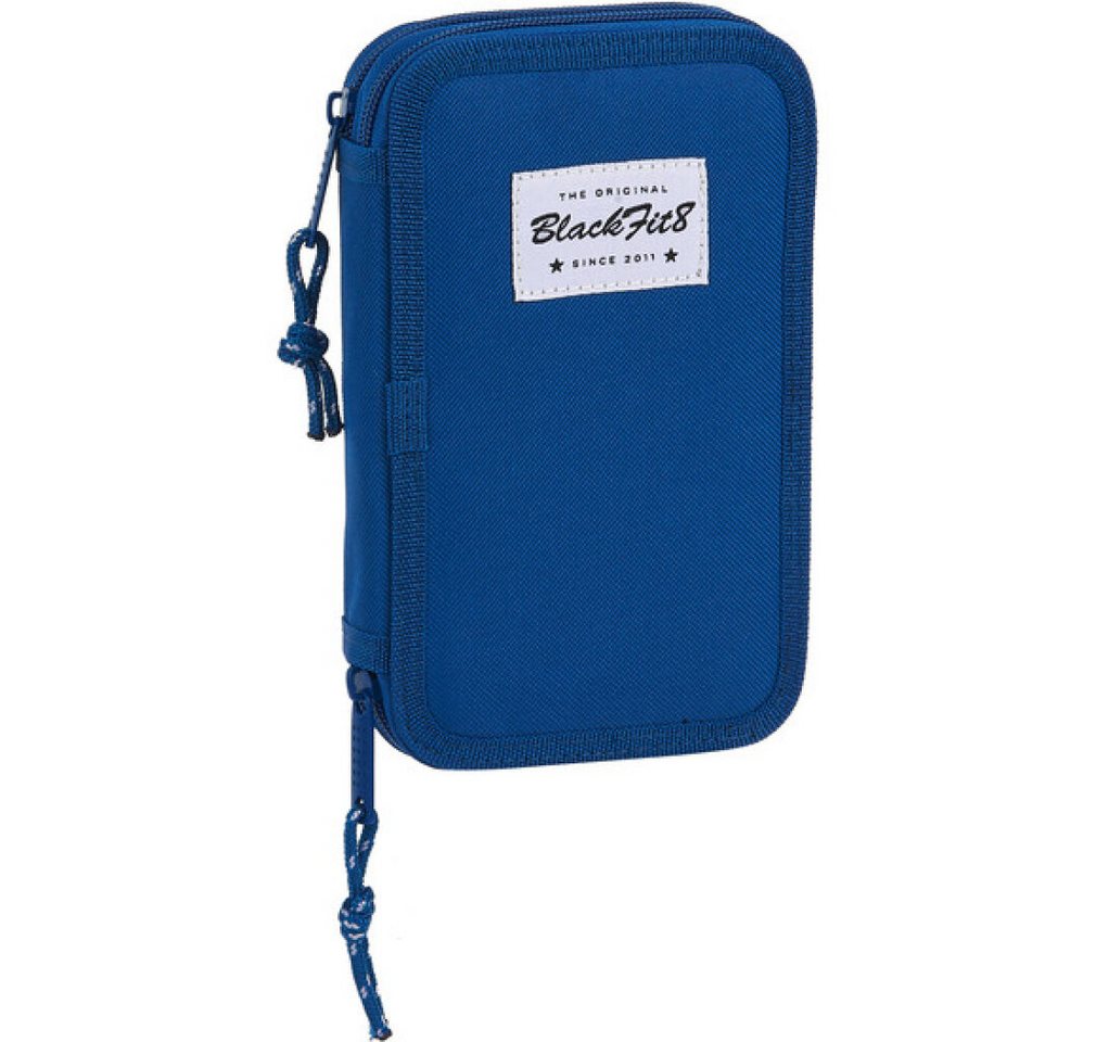 safta Papierscheren Federmäppchen BlackFit8 Oxford Dunkelblau (28 pcs) von safta