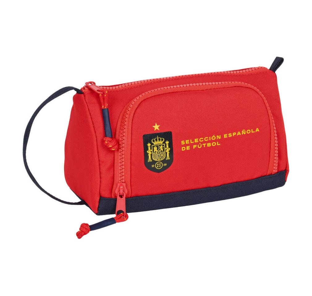 safta Papierscheren Schulmäppchen RFEF Rot Blau (20 x 11 x 8.5 cm) von safta