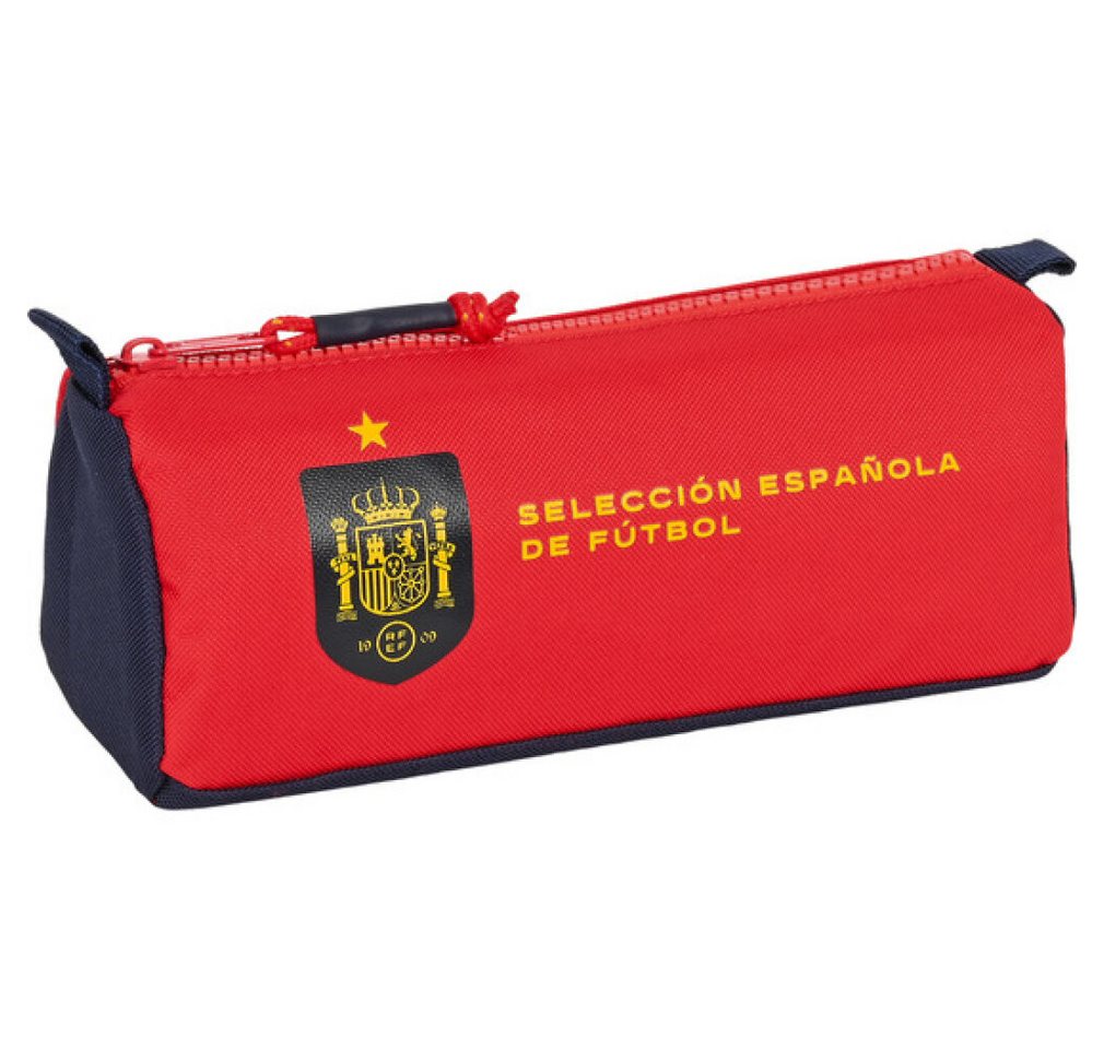 safta Papierscheren Schulmäppchen RFEF Rot Blau (21 x 8 x 7 cm) von safta