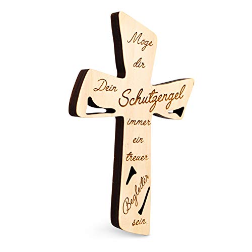 sagl.tirol Zirben Holz Kreuz (Dein Schutzengel) von sagl.tirol