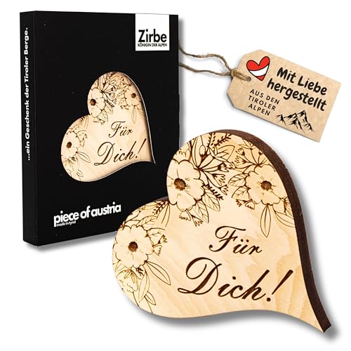 sagl.tirol Zirbenherz Mini in hochwertiger Verpackung (Für Dich!…) von sagl.tirol