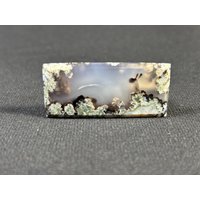 Moos Achat Indonesien Cabochon - Natürlich Wunderschönes Exemplar Mehrere Farben Hochglanzpoliert Traumhaft Quadratisch 8.5 G von saharagems