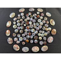 Moosachat Mystery Geschenkbox - Hochglanzpolierte Achat Aus Indonesien Cabochons 3 Unterschiedlicher Größe in Einer Box Handgeschliffen Und Poliert Moosachat Mystery Geschenkbox - Hochglanzpolierte Achat Aus Indonesien Cabochons 3 Unterschiedlicher Größe in Einer Box Handgeschliffen Und Poliert von saharagems