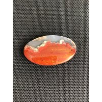 Moss Achat Indonesien Cabochon - Oval Geformt Natur Erstaunliches Exemplar Mehrere Farben Spiegel Alle Seiten Poliert Unikat 6, 0 G von saharagems