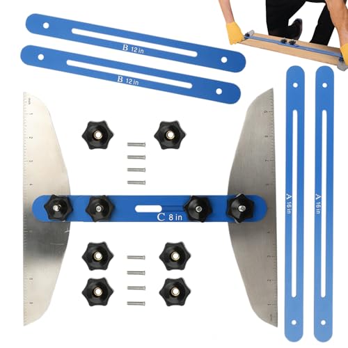 saibunratus Treppenstufenvorrichtung, multifunktional, 27,9 - 152,4 cm, verstellbares Faltlineal, hochpräzises Layout-Gadget für Erhöhungen, Regale saibunratus Treppenstufenvorrichtung, multifunktional, 27,9 - 152,4 cm, verstellbares Faltlineal, hochpräzises Layout-Gadget für Erhöhungen, Regale von saibunratus