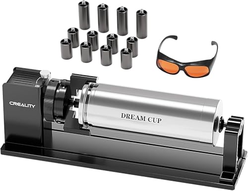 SainSmart Creality Rotary Roller Kit mit Risers für Falcon A1 Lasergravierer, Gravurzubehör zum Gravieren von zylindrischen Objekten, Weinglas, Baseballschläger, Ring SainSmart Creality Rotary Roller Kit mit Risers für Falcon A1 Lasergravierer, Gravurzubehör zum Gravieren von zylindrischen Objekten, Weinglas, Baseballschläger, Ring von sainsmart