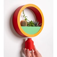 Wand-Blumentopf Circle Mit Versteckter Tropfschale - Modernes Für Zimmerpflanzen Wand-Blumentopf Circle Mit Versteckter Tropfschale - Modernes Für Zimmerpflanzen von saintmeli