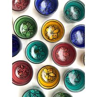 Kleine Handbemalte Keramikschale Für Snacks, Tapas, Dips, 100 % Handgefertigt in Marokko von saladdineberlinshop